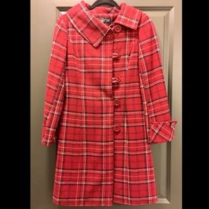 OWN’s Wool Plaid Coat - Excellent Condition